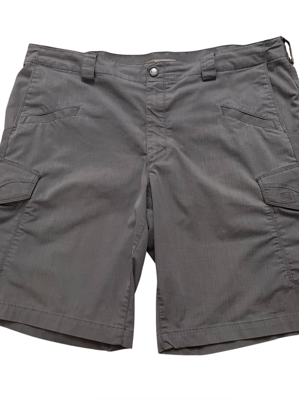 5.11 Tactical Stryke Shorts Mens 40 Work Uniform 11" Inseam Cargo Pockets Gray